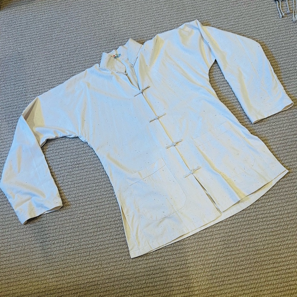 Asian style raw silk jacket/top